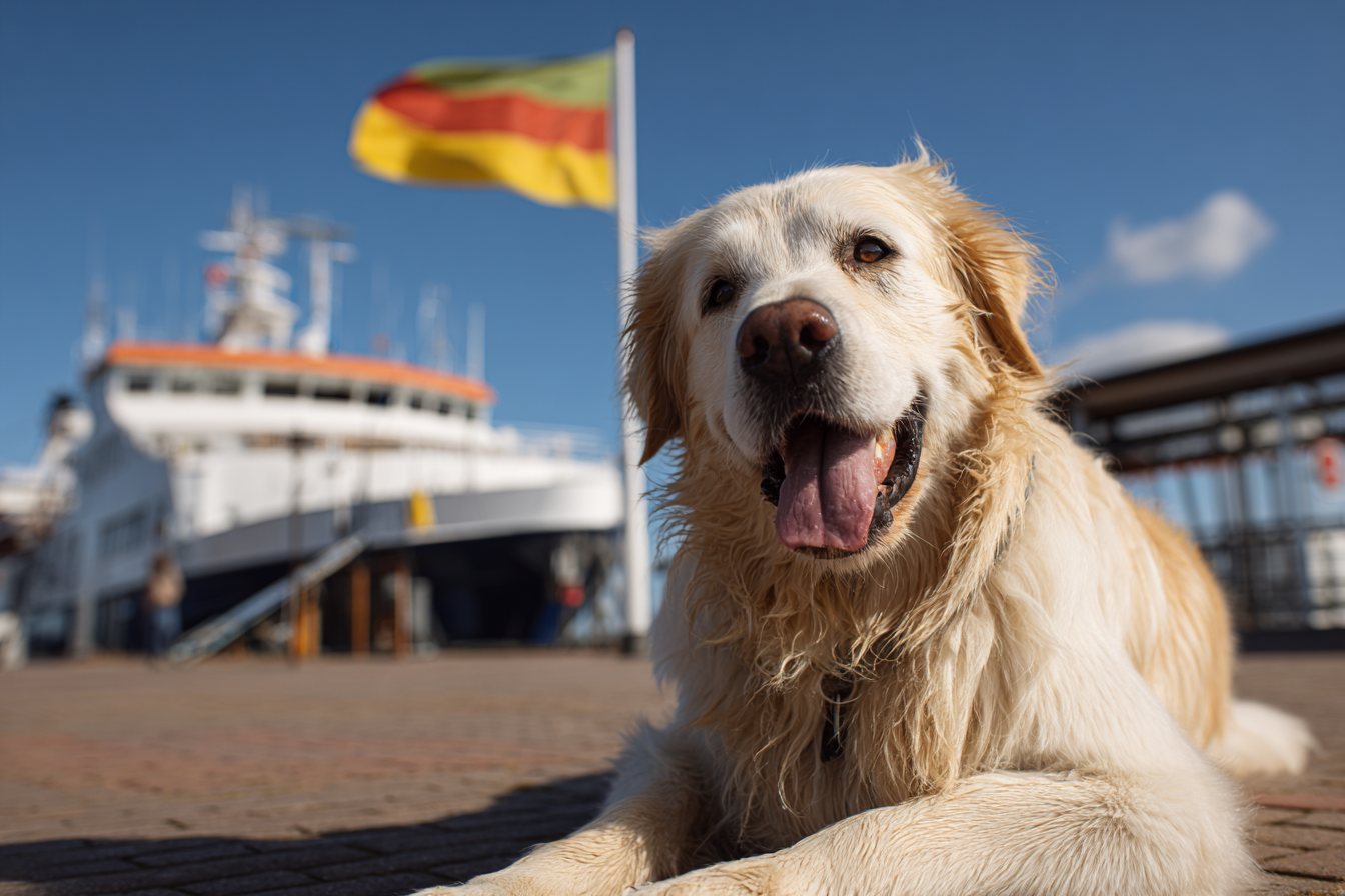 Mit dem Hund nach Litauen